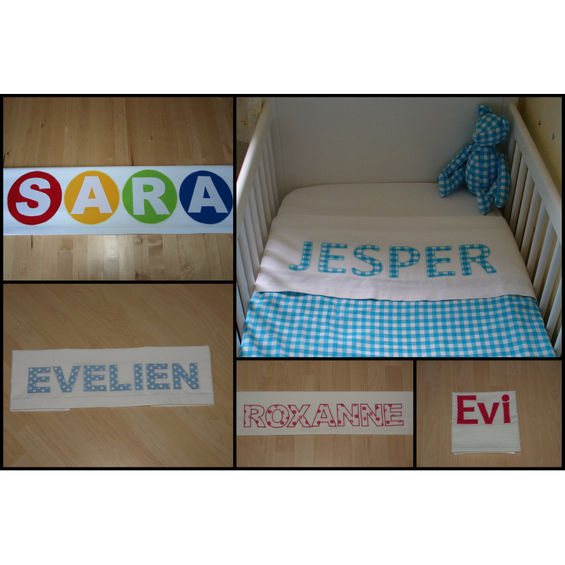 Wiegenlakentje met naam